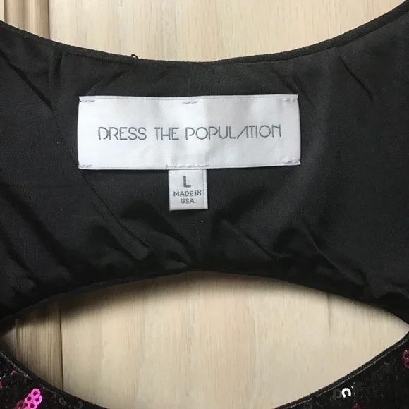 Dress the Population Gabriella Cutout Sequined - Picture 6 of 7